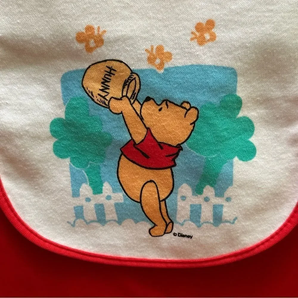 The first years Pooh Tie Bib infant